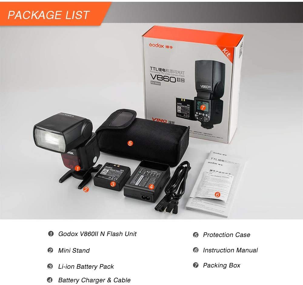 Godox VING V860IIS TTL Li-Ion Flash Kit for Sony Cameras