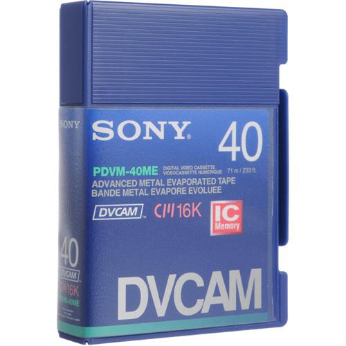 Sony PDVM-40ME 40 Minute DVCAM Mini Videocassette