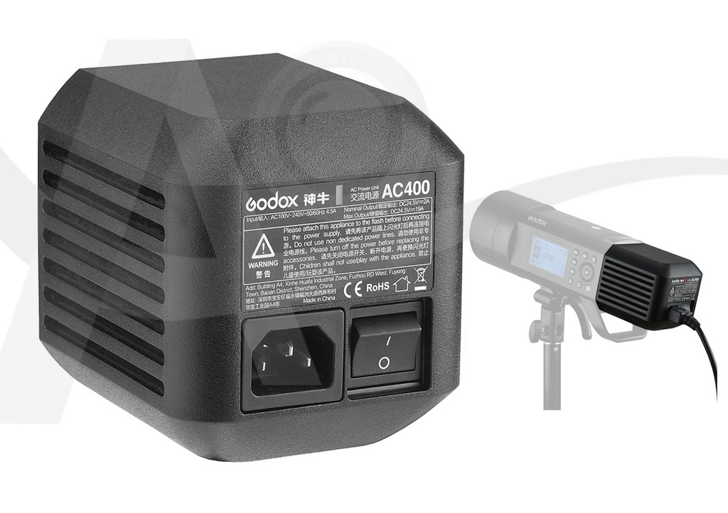 Godox AC-400 Adapter for Witstro AD400Pro Monolight