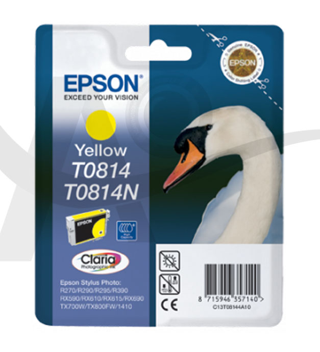 EPSON 1410/R270...YELLOW T0814/N INK