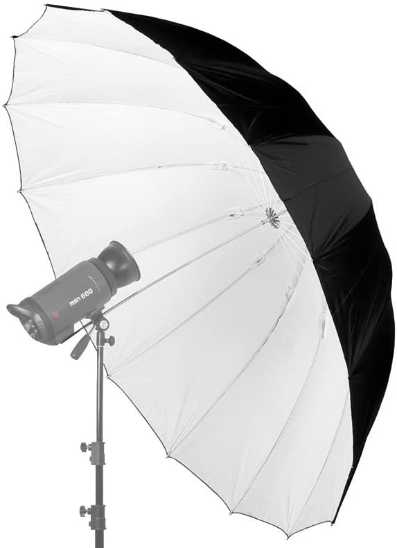 Jinbei 180cm Black/White Deep Umbrella