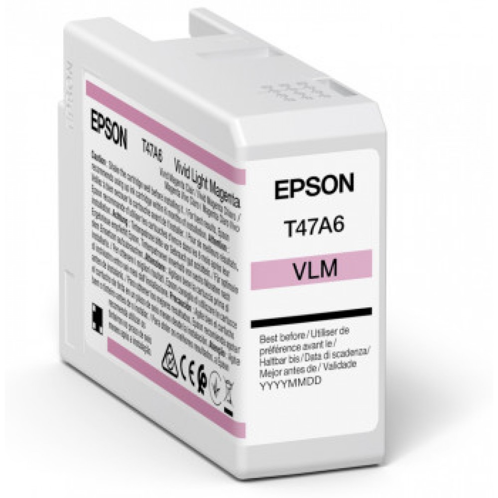 EPSON T47A6 VIVID LIGHT MAGENTA 50ML FOR P900
