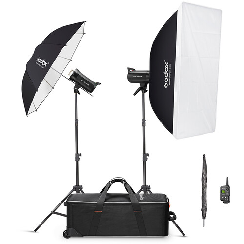 Godox SK400II-V Studio Flash Monolight (2-Light Kit)