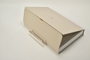 A4 BEIGE LEATHER ALBUM WITH HANDLE