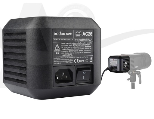 Godox AC-26 Adapter for AD600Pro Witstro Outdoor Flash