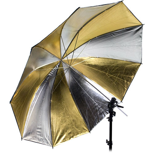 Silver and Gold Umbrella 