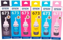[020000] Epson Kit of 6 Inks T673 for L800 L805 L810 L850 L1800